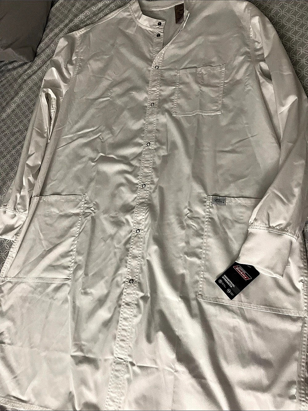 Dickies Industrial Strength White Utility Shirt Jacket 3XL NWT
